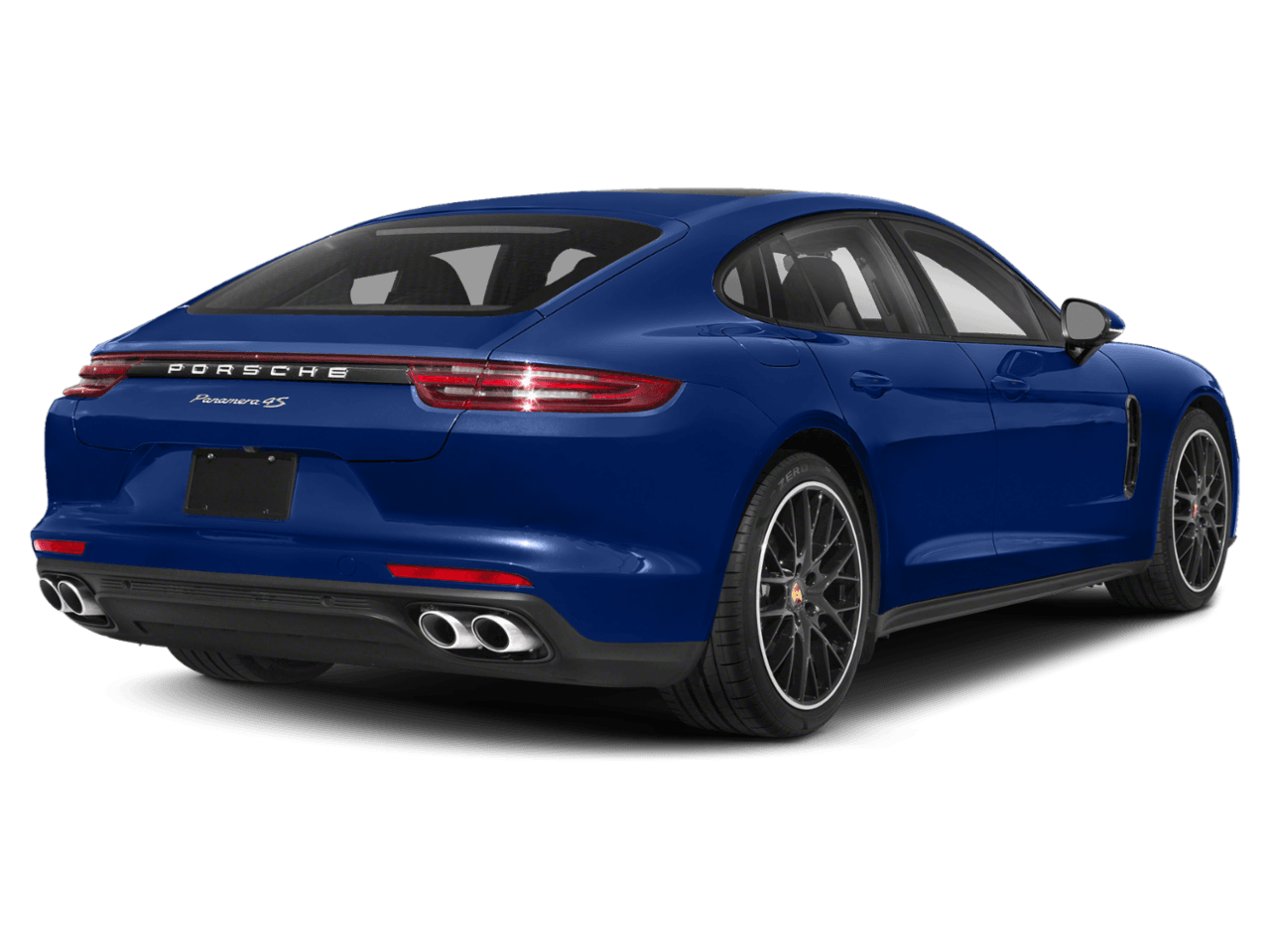 2020 Porsche Panamera  - Rear 3/4, facing to the right