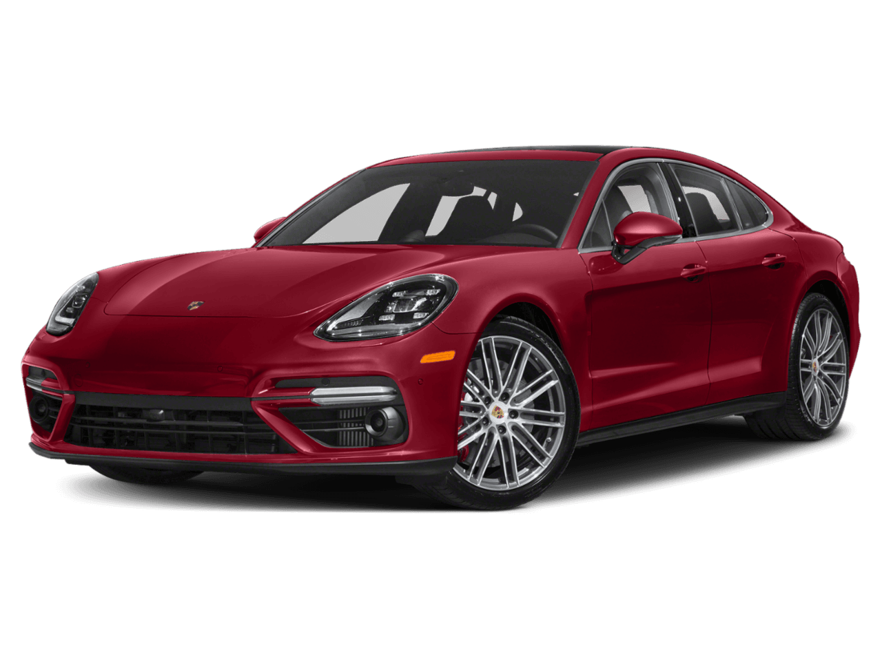 2020 Porsche Panamera Turbo - Front 3/4, facing to the left
