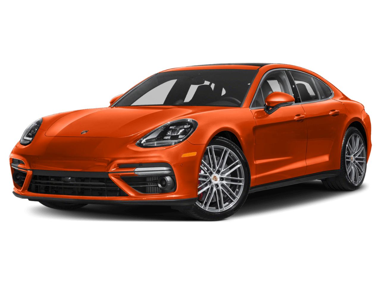2020 Porsche Panamera Turbo - Front 3/4, facing to the left