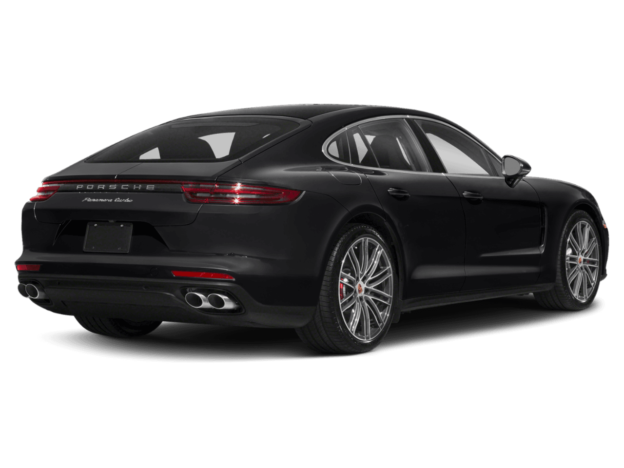 2020 Porsche Panamera Turbo - Rear 3/4, facing to the right