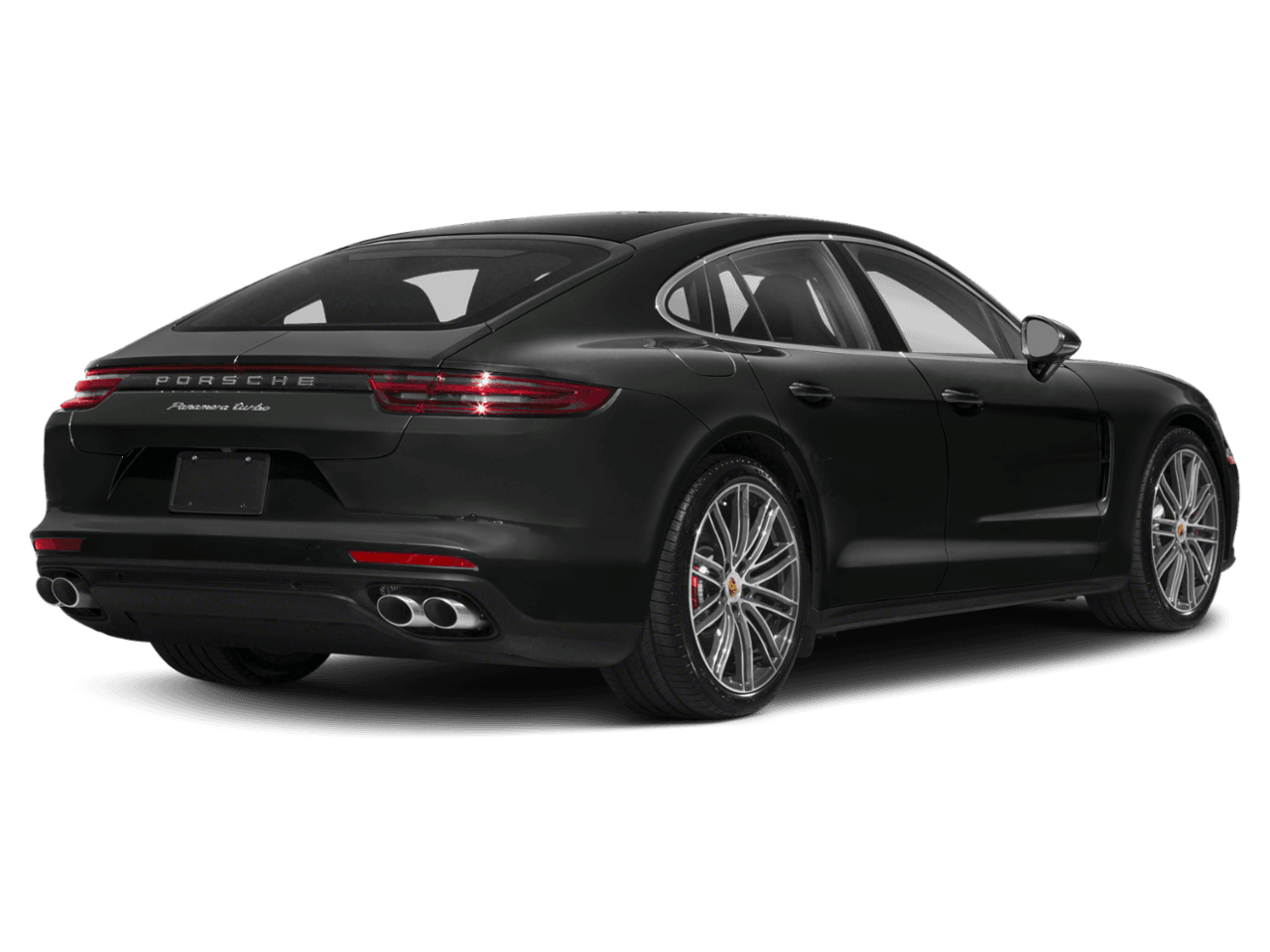 2020 Porsche Panamera Turbo - Rear 3/4, facing to the right