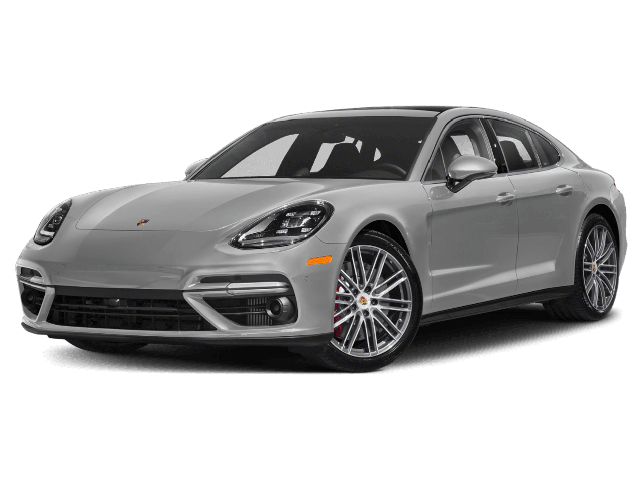 2020 Porsche Panamera Turbo Executive - Front 3/4, facing to the left