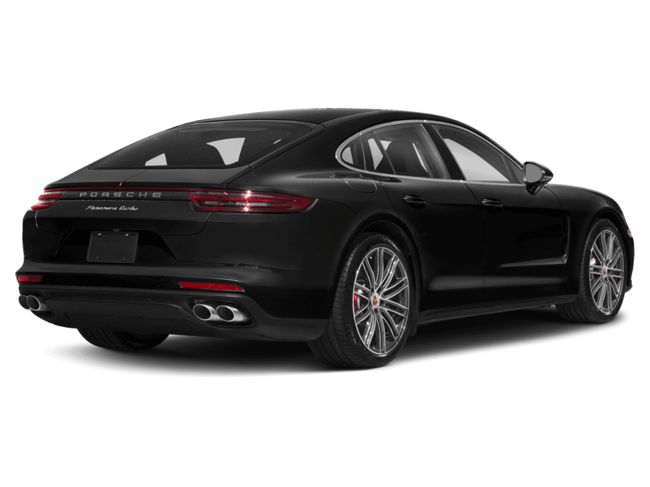 2020 Porsche Panamera Turbo Executive - Rear 3/4, facing to the right