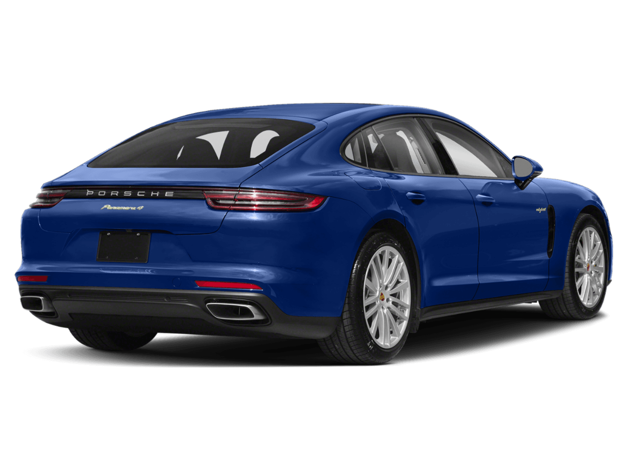 2020 Porsche Panamera 4 E-Hybrid - Rear 3/4, facing to the right