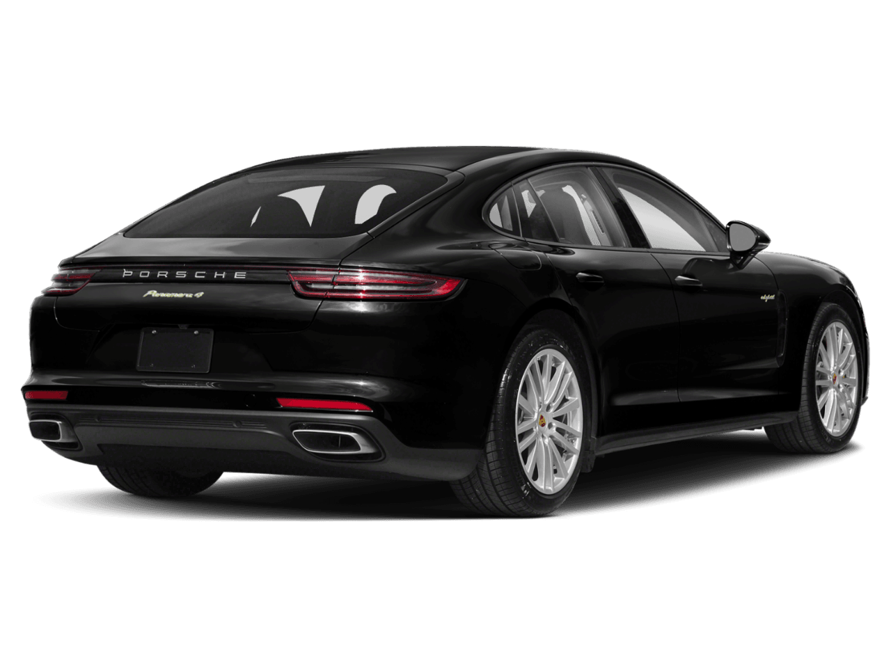 2020 Porsche Panamera 4 E-Hybrid - Rear 3/4, facing to the right