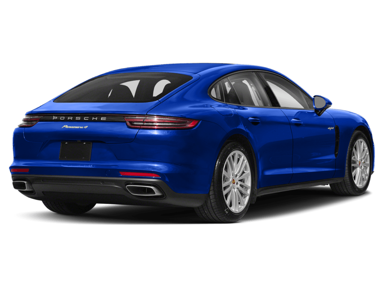 2020 Porsche Panamera 4 E-Hybrid Executive - Rear 3/4, facing to the right