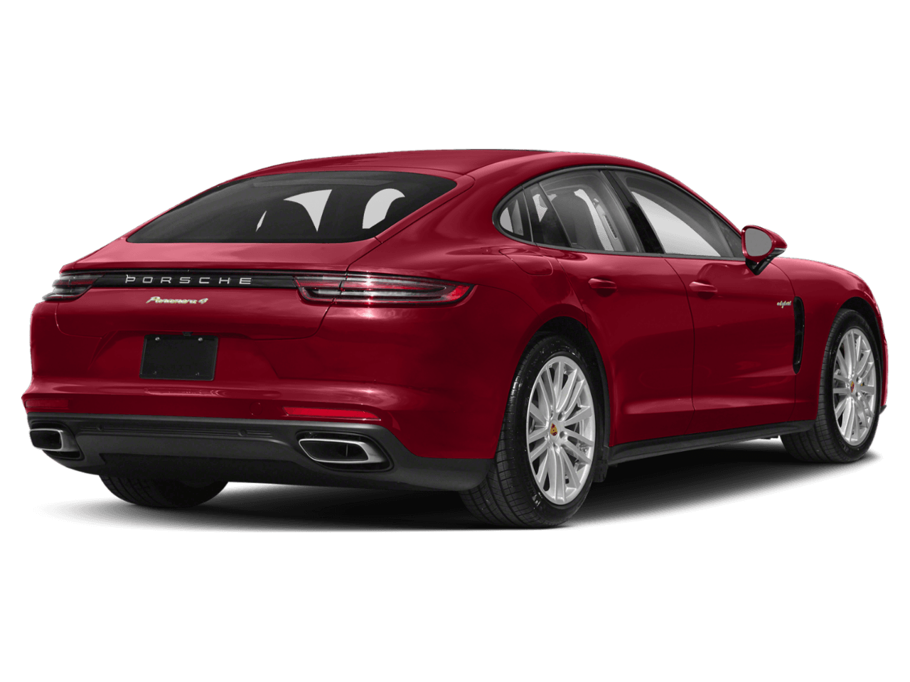 2020 Porsche Panamera 4 E-Hybrid Executive - Rear 3/4, facing to the right