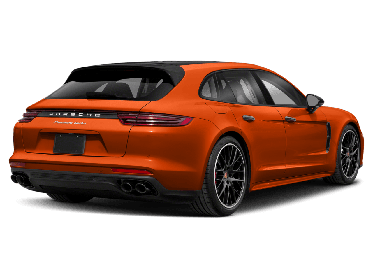 2020 Porsche Panamera 4S - Rear 3/4, facing to the right