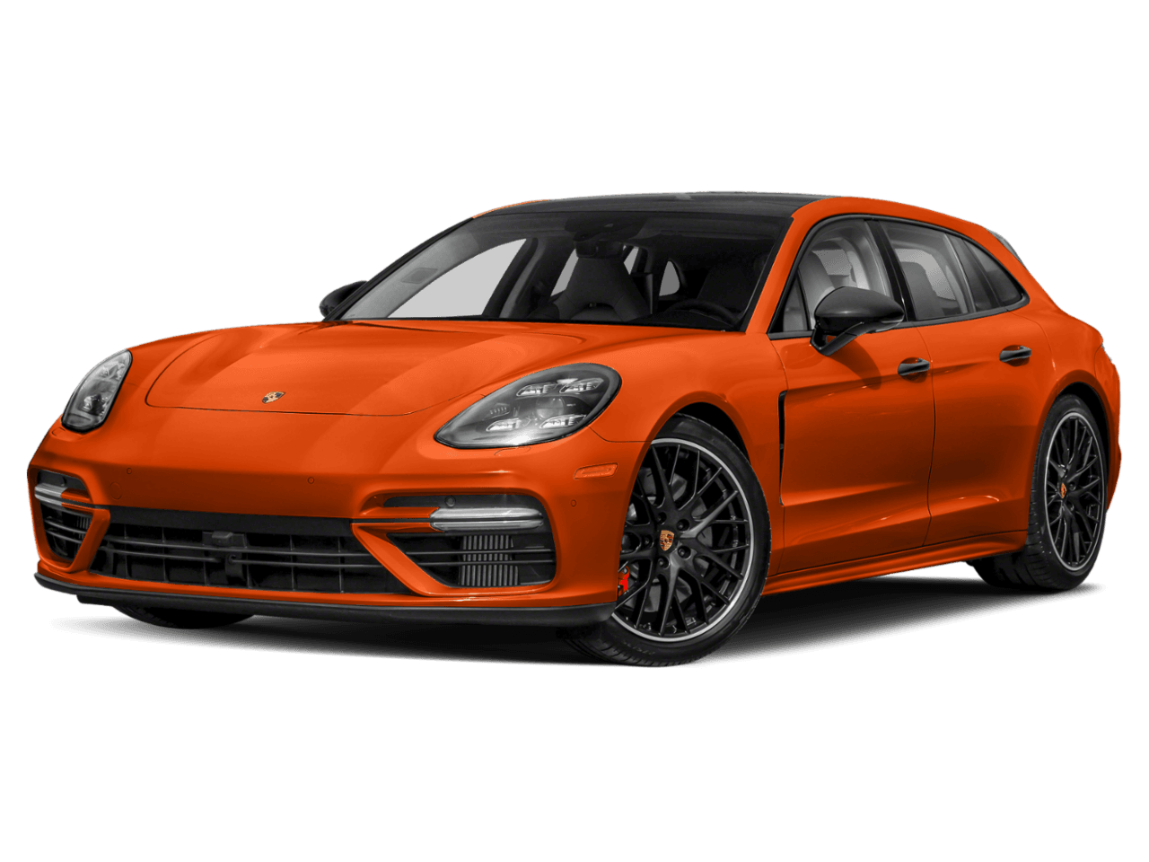 2020 Porsche Panamera Turbo - Front 3/4, facing to the left