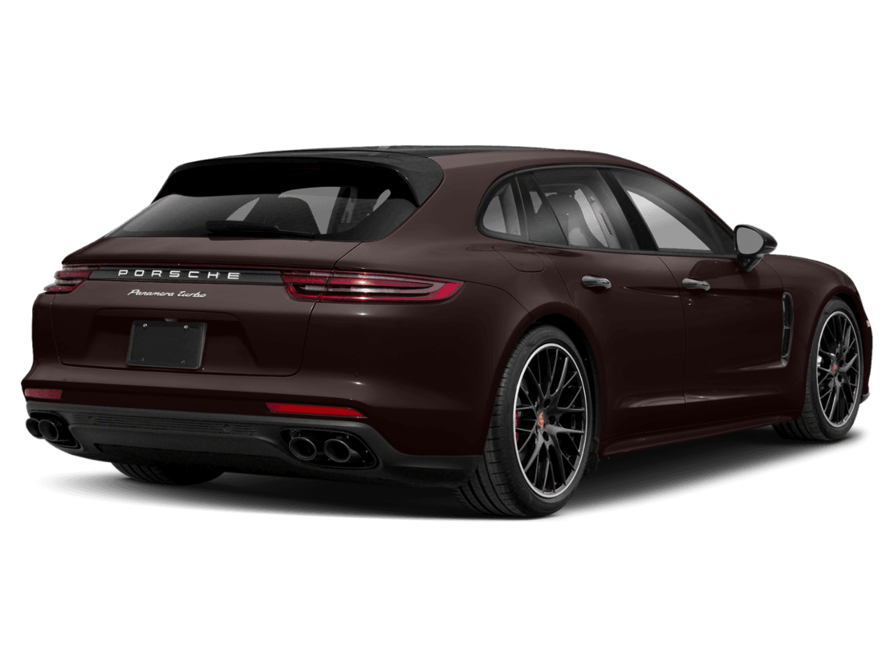 2020 Porsche Panamera Turbo - Rear 3/4, facing to the right
