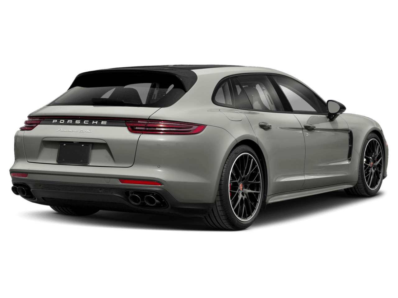2020 Porsche Panamera Turbo - Rear 3/4, facing to the right
