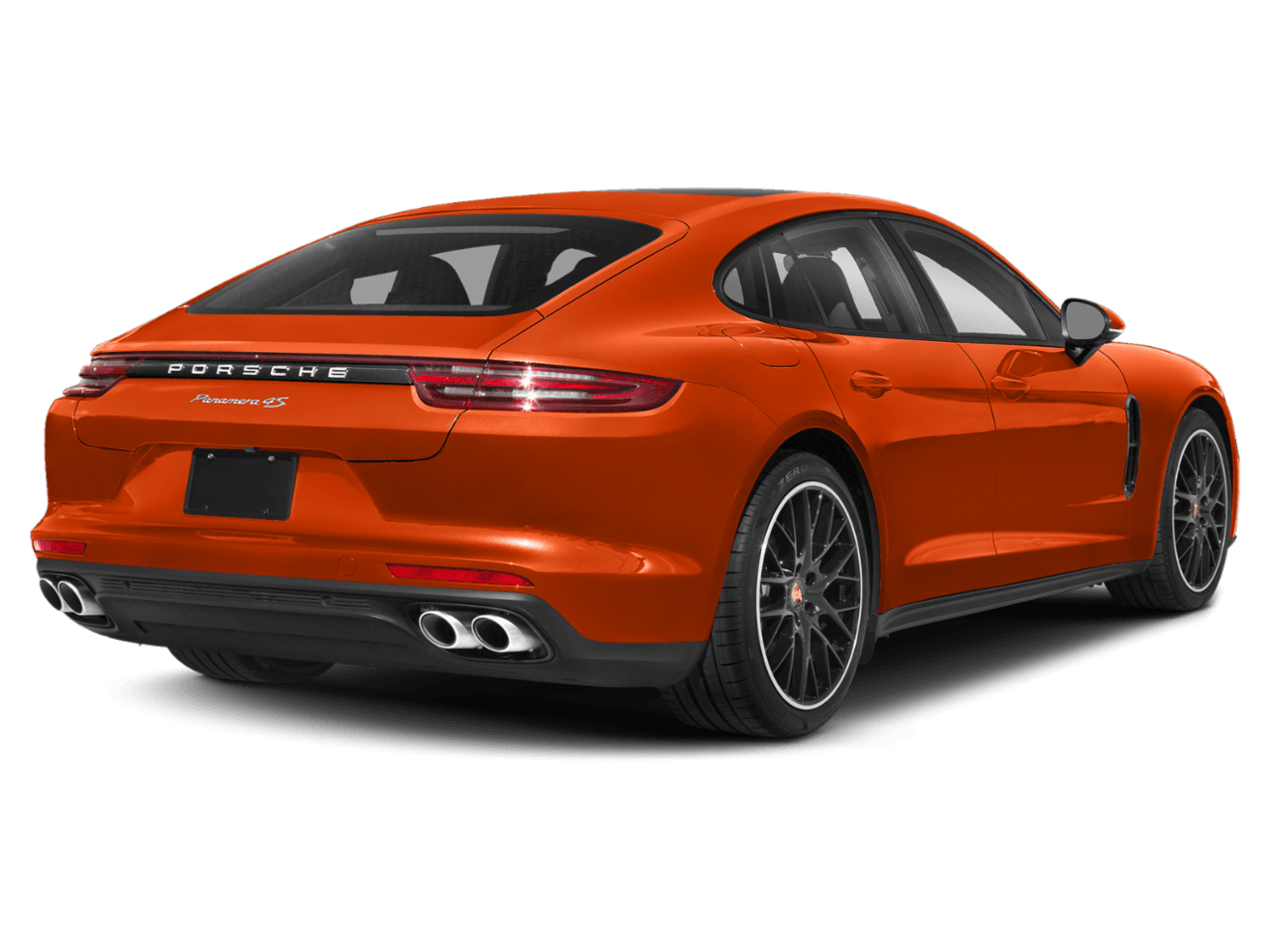 2020 Porsche Panamera 10 Years Edition - Rear 3/4, facing to the right