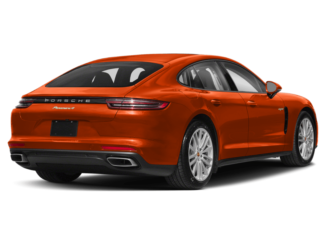 2020 Porsche Panamera 4 E-Hybrid 10 Years Edition - Rear 3/4, facing to the right