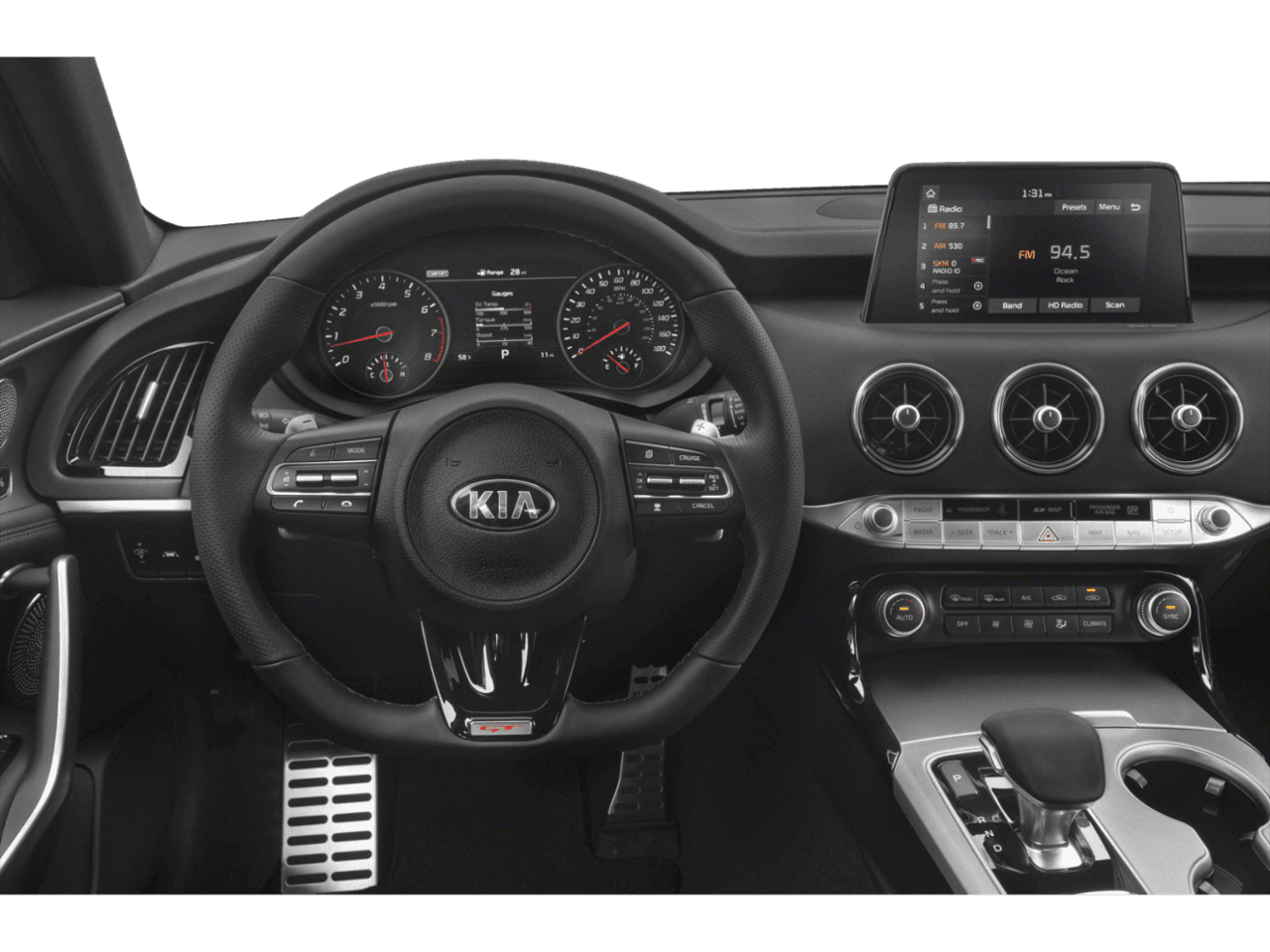 2020 Kia Stinger GT1 - Interior Drivers Dash