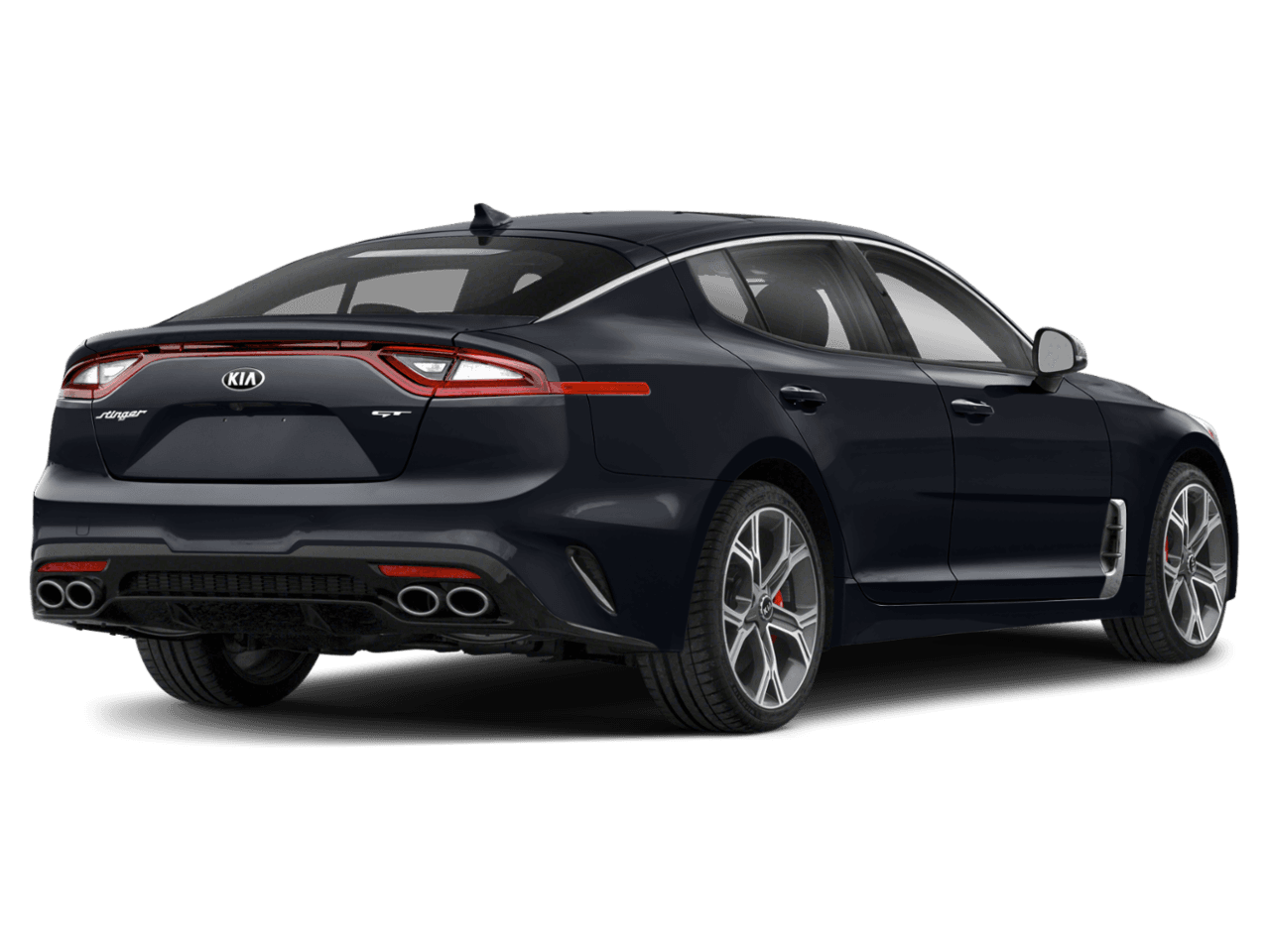 2020 Kia Stinger GT - Rear 3/4, facing to the right