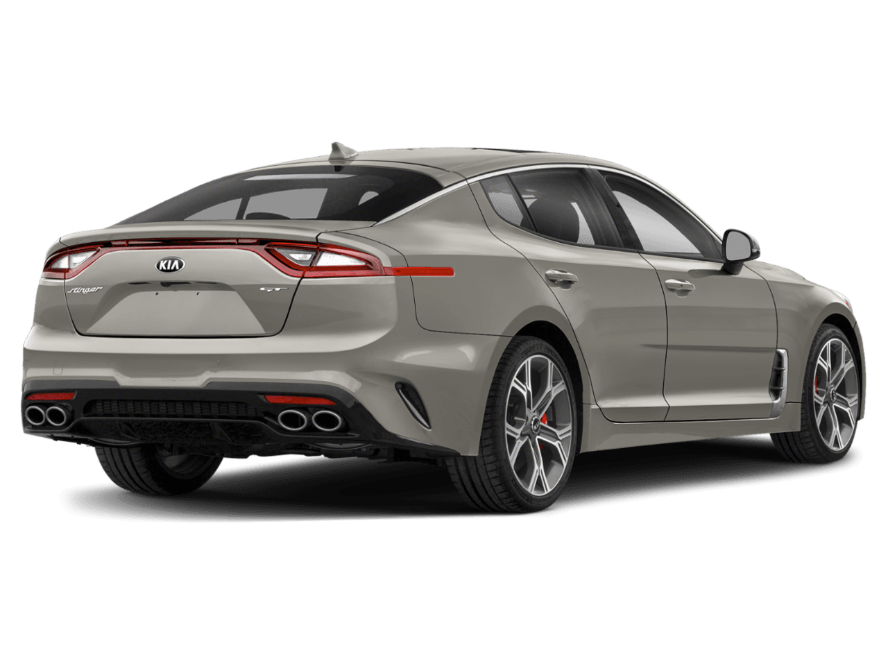 2020 Kia Stinger GT2 - Rear 3/4, facing to the right