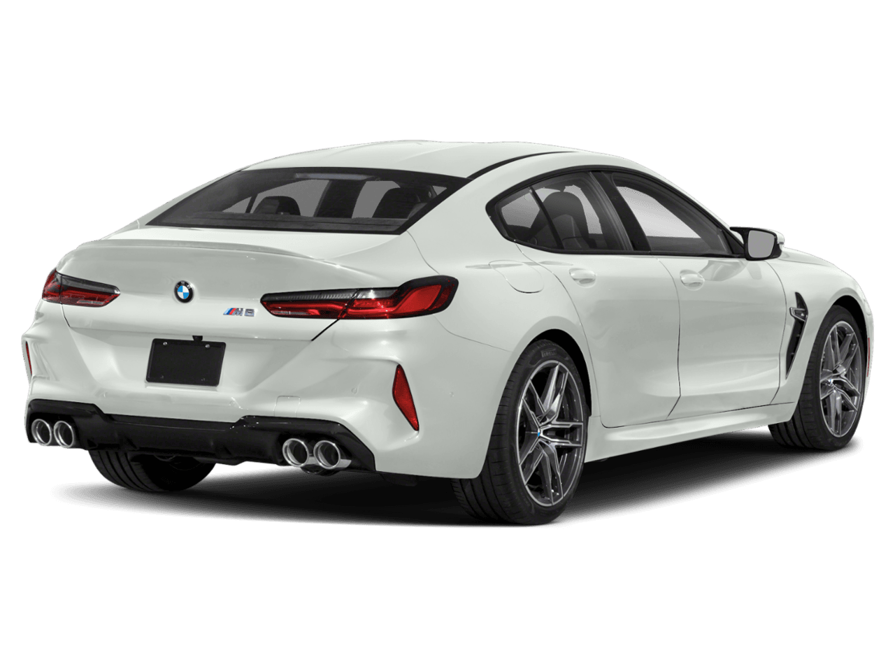 2020 BMW M8  - Rear 3/4, facing to the right