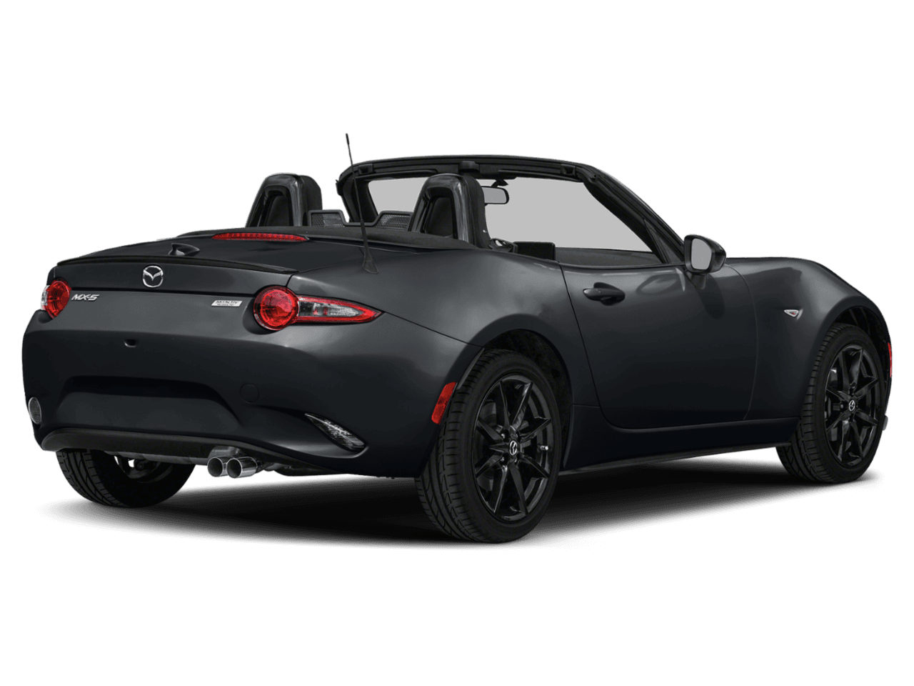 2020 Mazda MX-5 Miata Club - Rear 3/4, facing to the right
