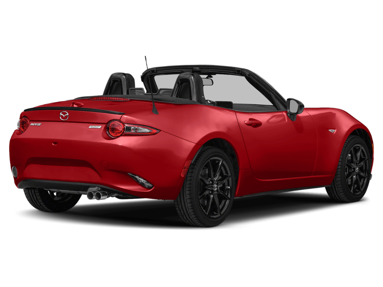 2020 Mazda MX-5 Miata Club - Rear 3/4, facing to the right
