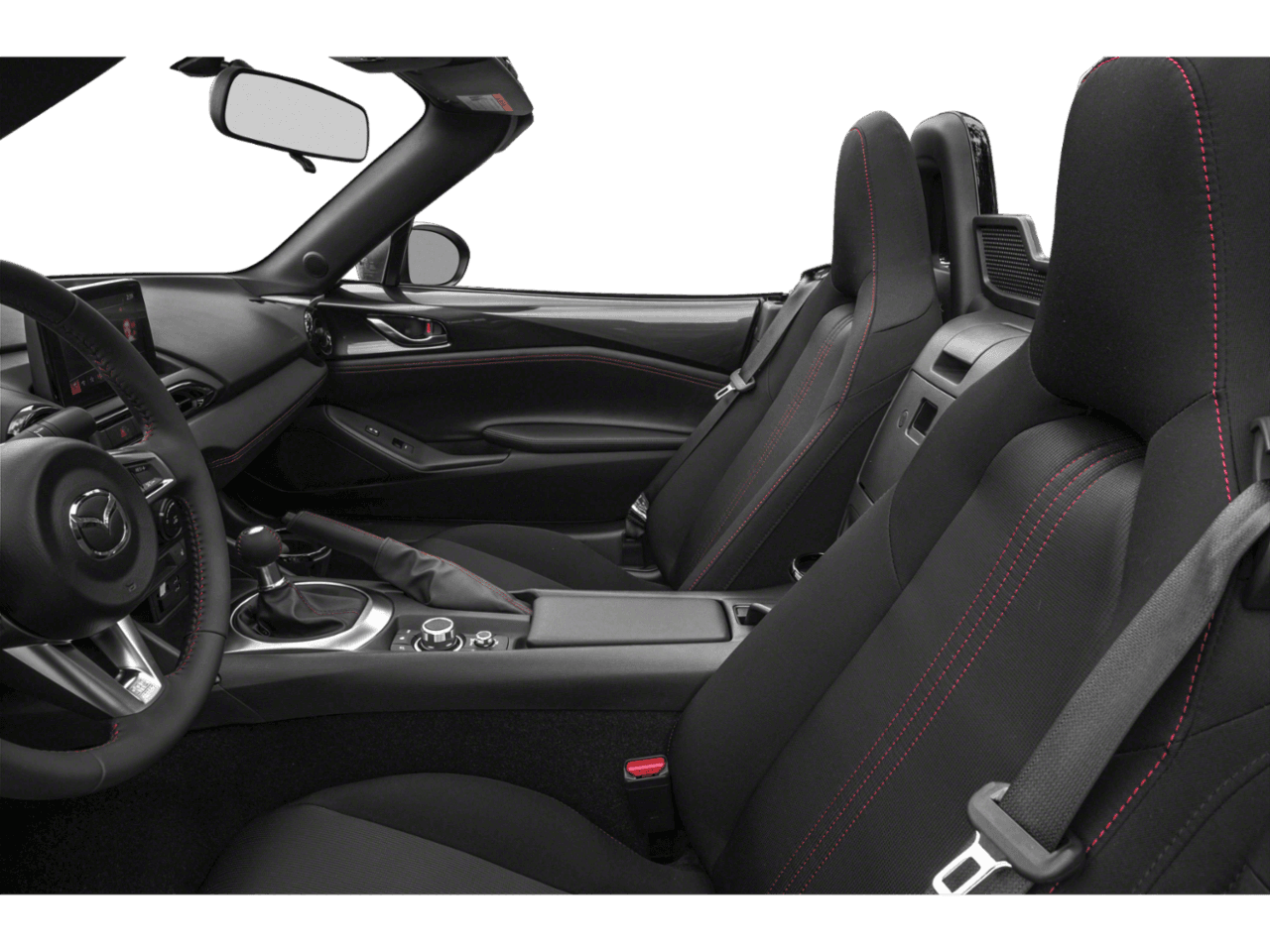 2020 Mazda MX-5 Miata Club - Interior Driver's Side with Door Open, Front Seat Feature