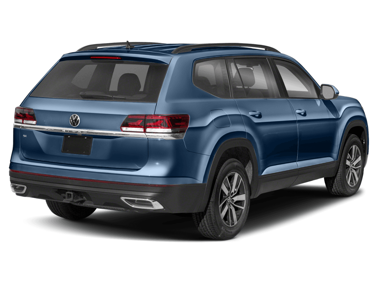 2021 Volkswagen Atlas 3.6L V6 SE w/Technology - Rear 3/4, facing to the right