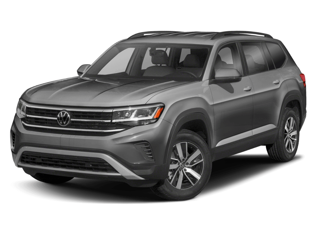 2021 Volkswagen Atlas 3.6L V6 SE w/Technology R-Line - Front 3/4, facing to the left