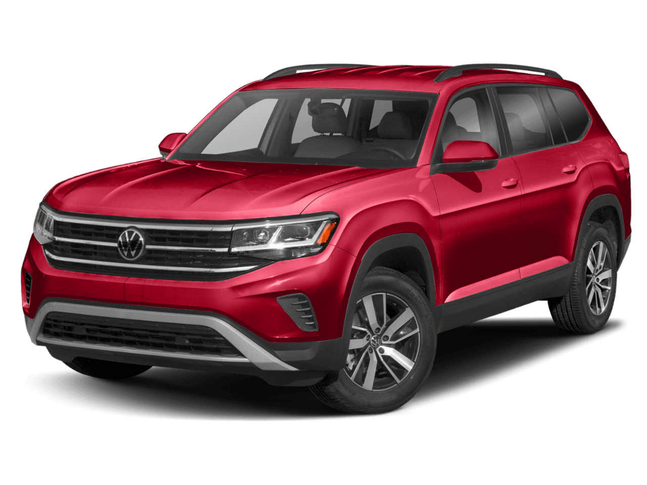 2021 Volkswagen Atlas 3.6L V6 SE w/Technology R-Line - Front 3/4, facing to the left