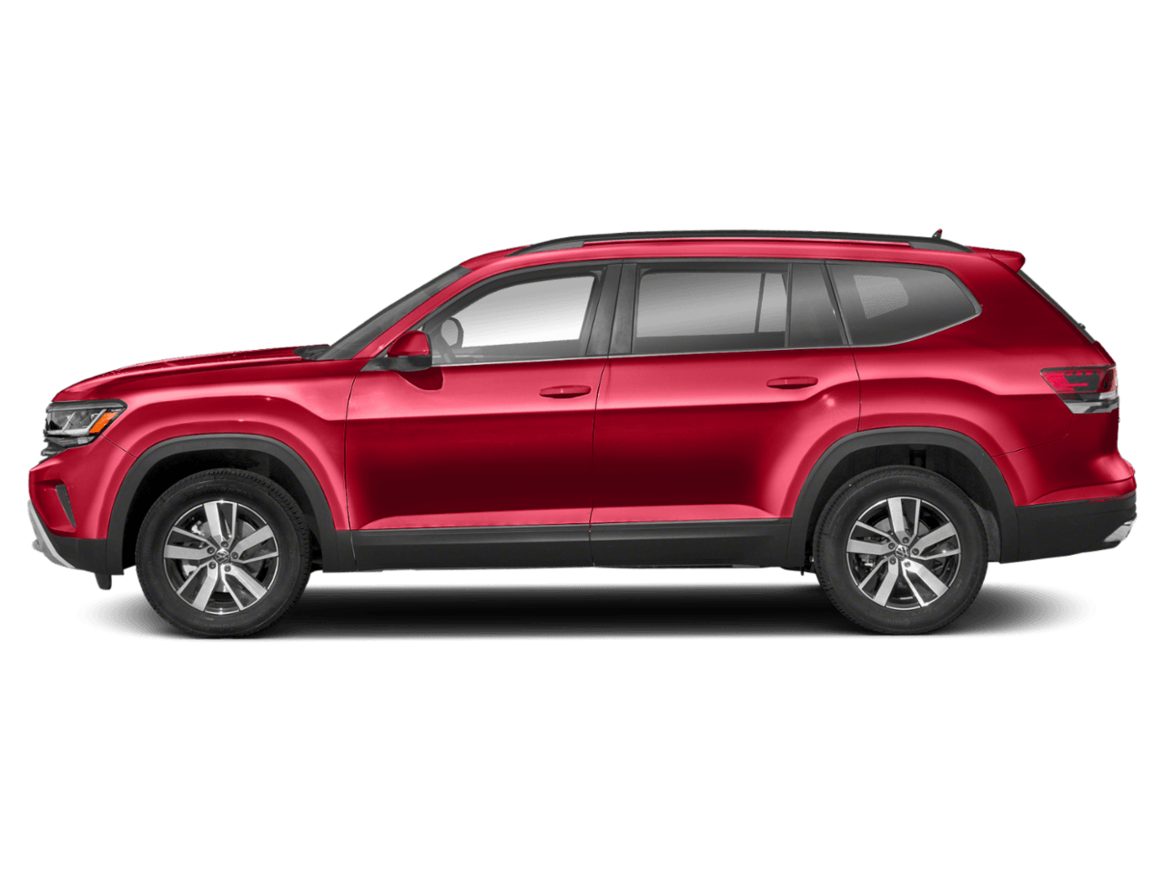 2021 Volkswagen Atlas 3.6L V6 SE w/Technology R-Line - Profile, facing to the left