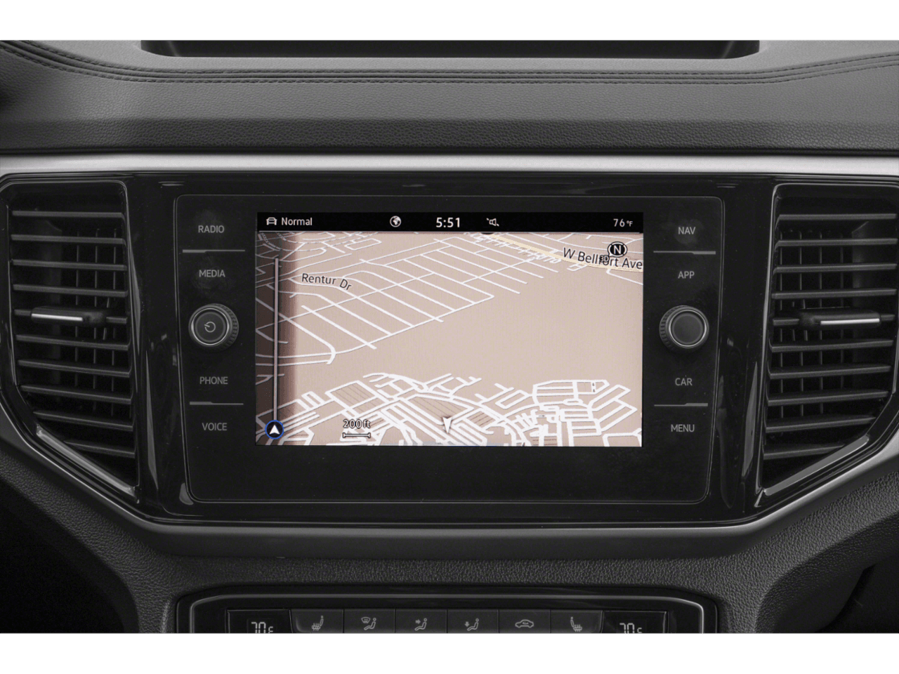 2021 Volkswagen Atlas 3.6L V6 SEL R-Line - Interior Navigation System