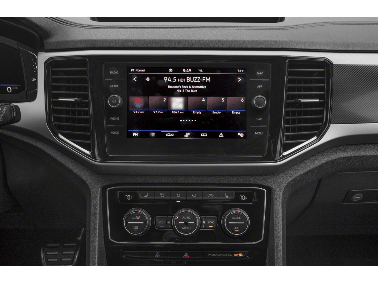 2021 Volkswagen Atlas 3.6L V6 SEL R-Line - Interior Stereo System