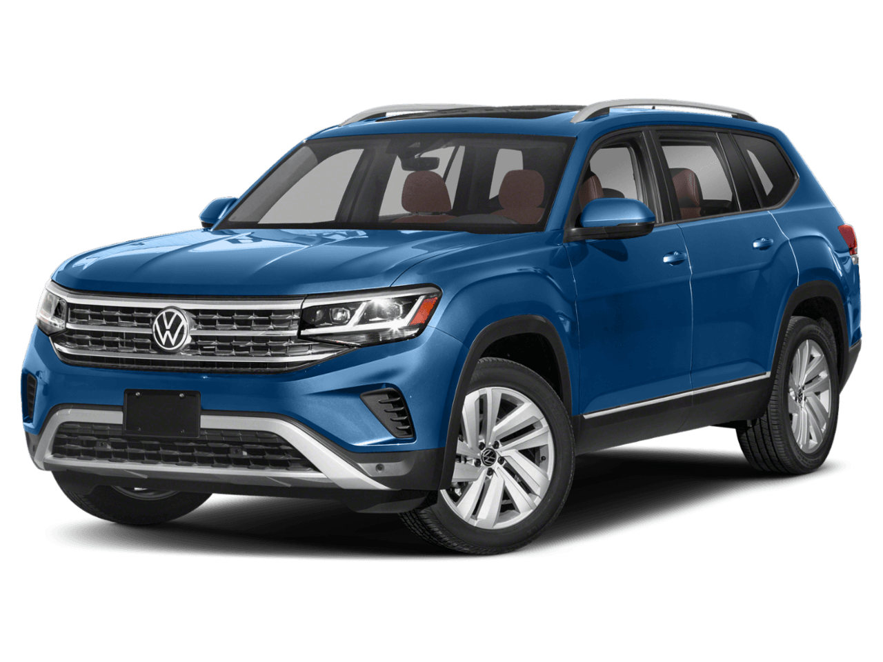 2021 Volkswagen Atlas 3.6L V6 SEL Premium - Front 3/4, facing to the left