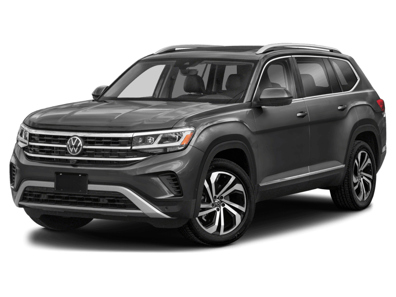 2021 Volkswagen Atlas 3.6L V6 SEL Premium - Front 3/4, facing to the left