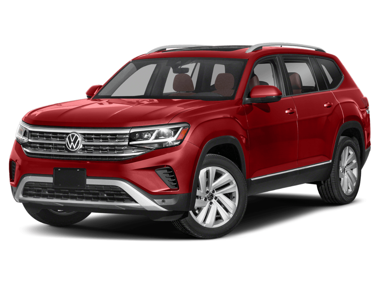 2021 Volkswagen Atlas 3.6L V6 SEL Premium - Front 3/4, facing to the left