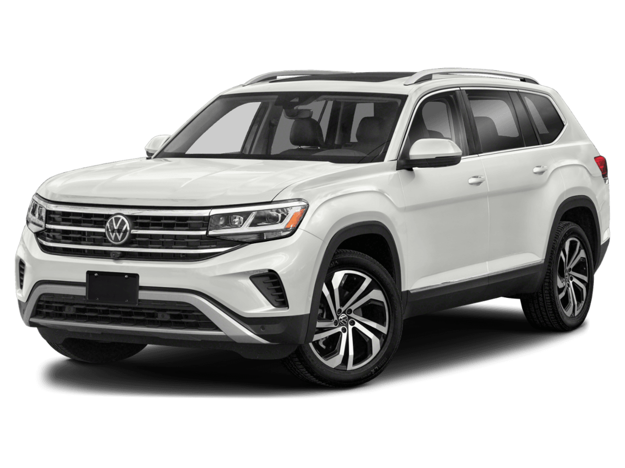 2021 Volkswagen Atlas 3.6L V6 SEL Premium - Front 3/4, facing to the left