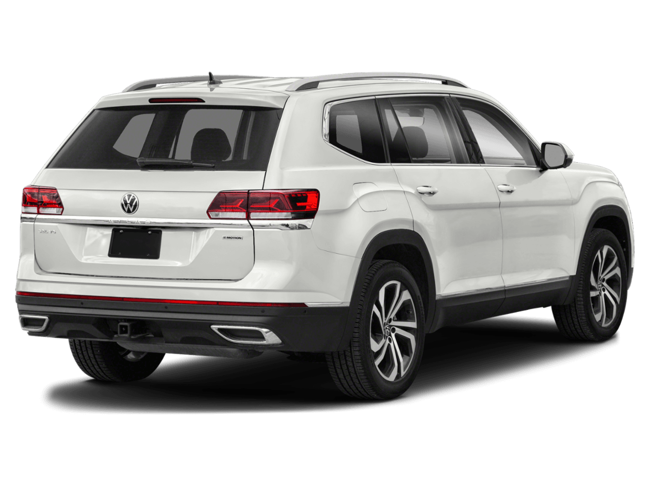 2021 Volkswagen Atlas 3.6L V6 SEL Premium - Rear 3/4, facing to the right