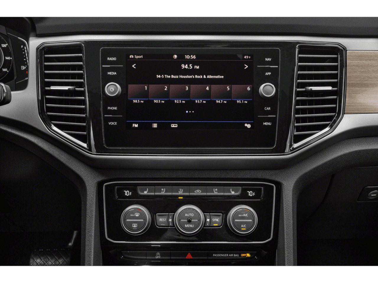 2021 Volkswagen Atlas 3.6L V6 SEL Premium - Interior Stereo System