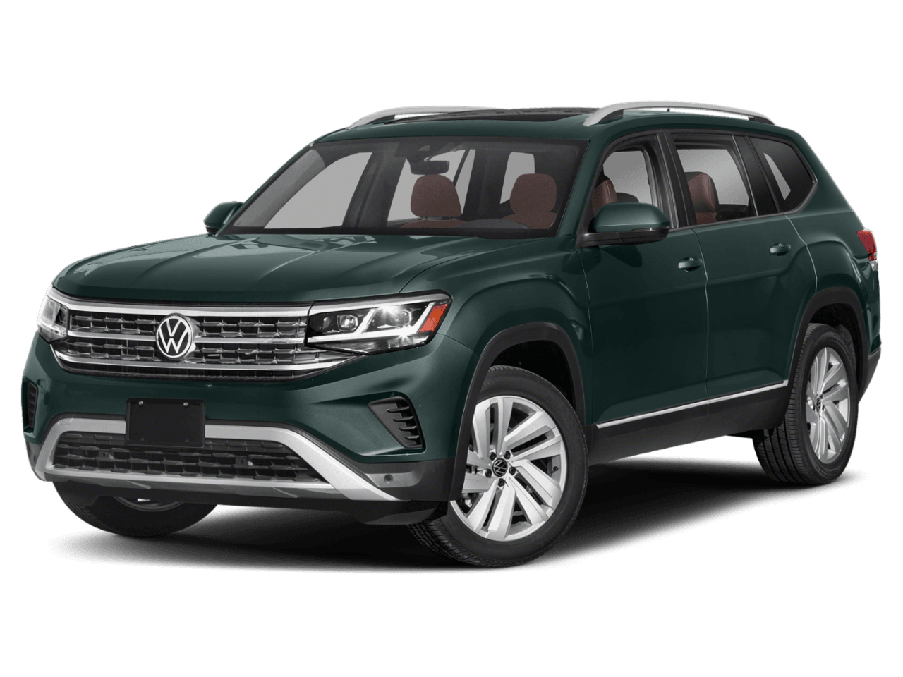 2021 Volkswagen Atlas 2.0T SEL - Front 3/4, facing to the left
