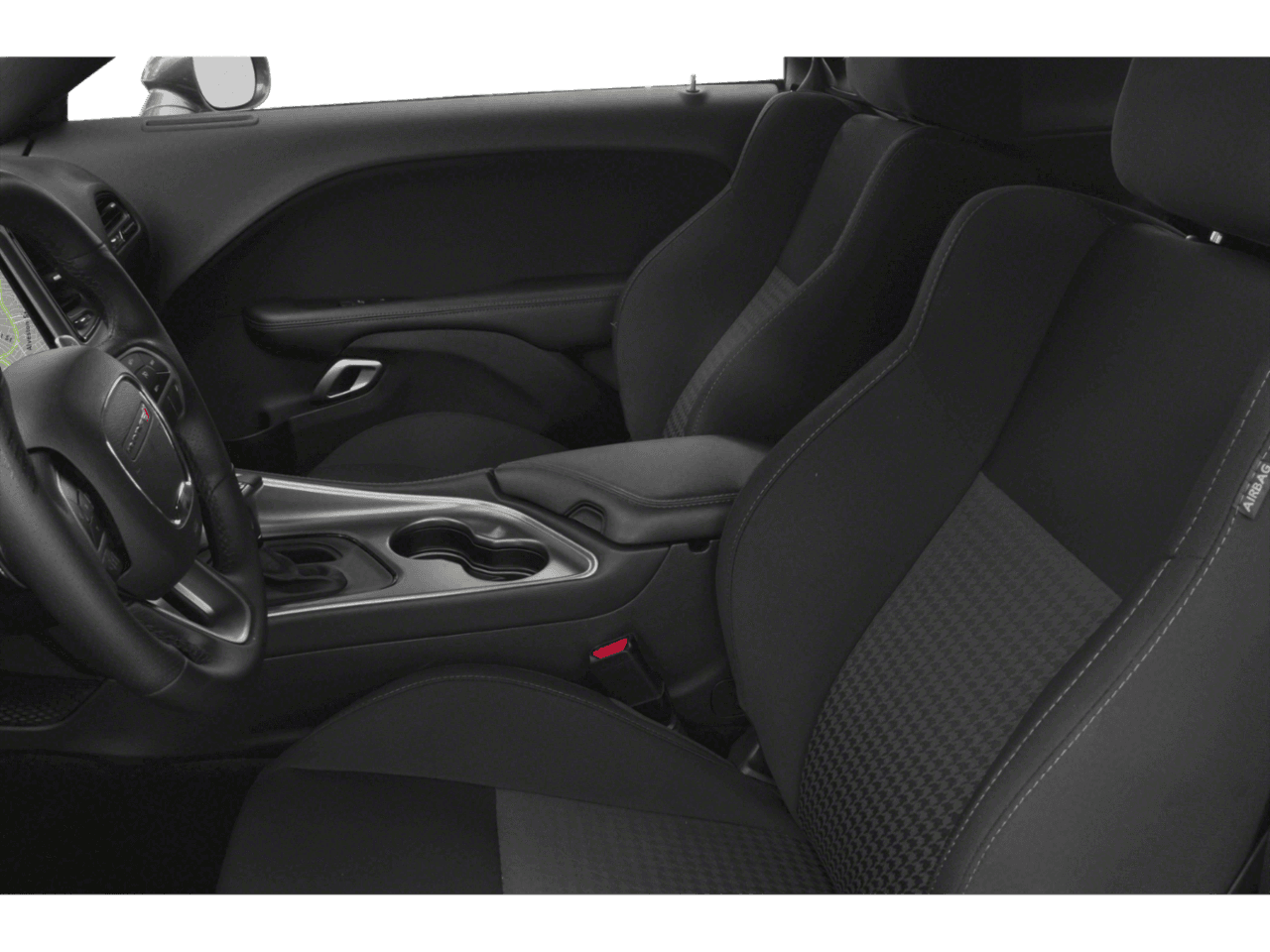 2020 Dodge Challenger R/T Scat Pack 50th Ann. Widebody - Interior Driver's Side with Door Open, Front Seat Feature