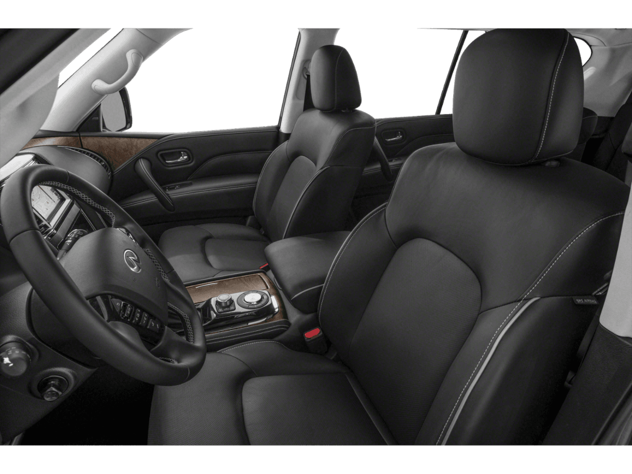 2021 INFINITI QX80 PREMIUM SELECT - Interior Driver's Side with Door Open, Front Seat Feature