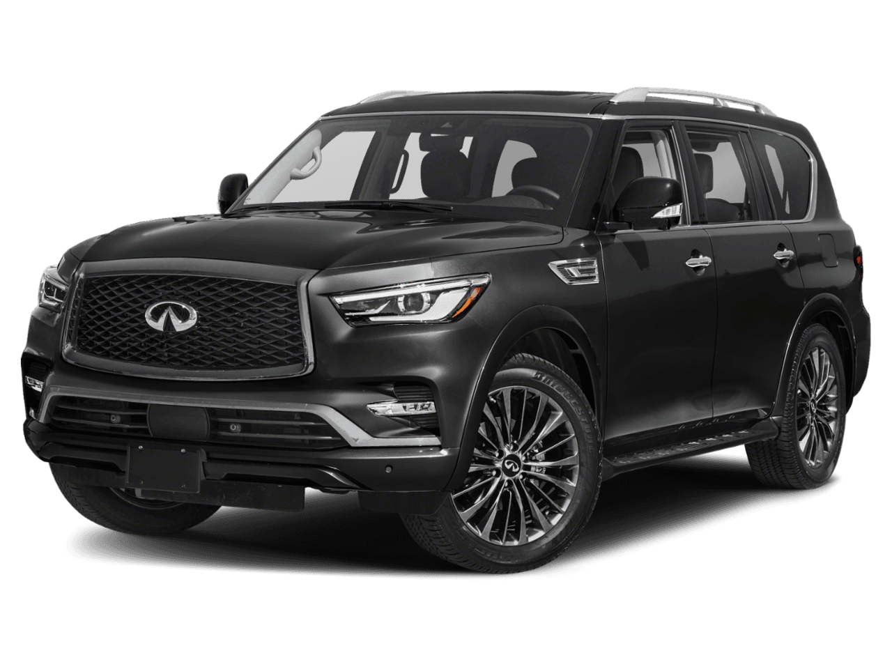 2021 INFINITI QX80 PREMIUM SELECT - Front 3/4, facing to the left