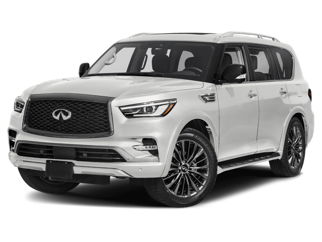 2021 INFINITI QX80 PREMIUM SELECT - Front 3/4, facing to the left