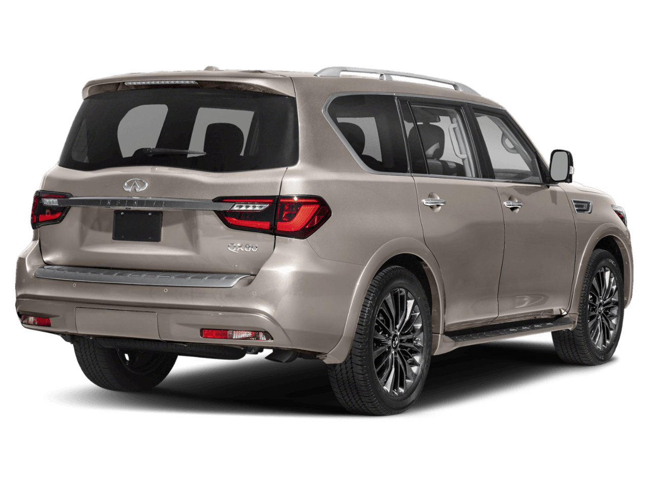 2021 INFINITI QX80 PREMIUM SELECT - Rear 3/4, facing to the right