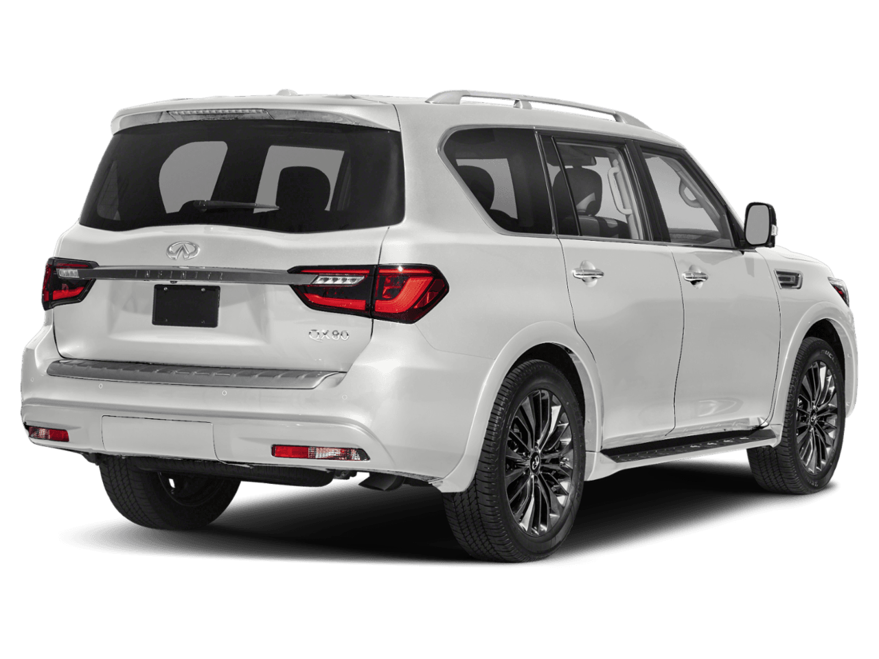 2021 INFINITI QX80 PREMIUM SELECT - Rear 3/4, facing to the right