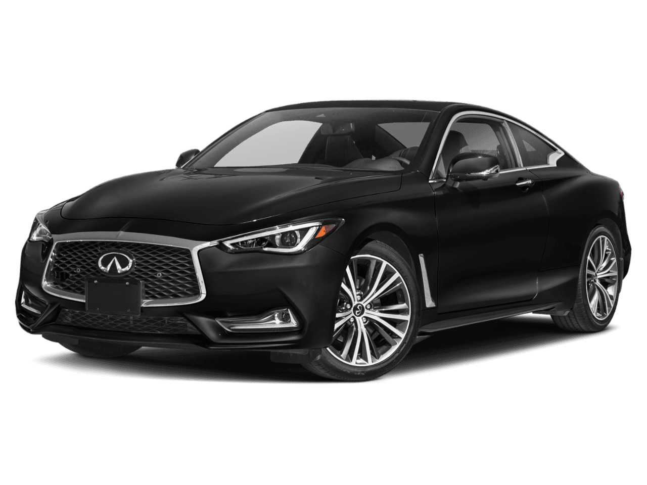 2021 INFINITI Q60 3.0t LUXE - Front 3/4, facing to the left