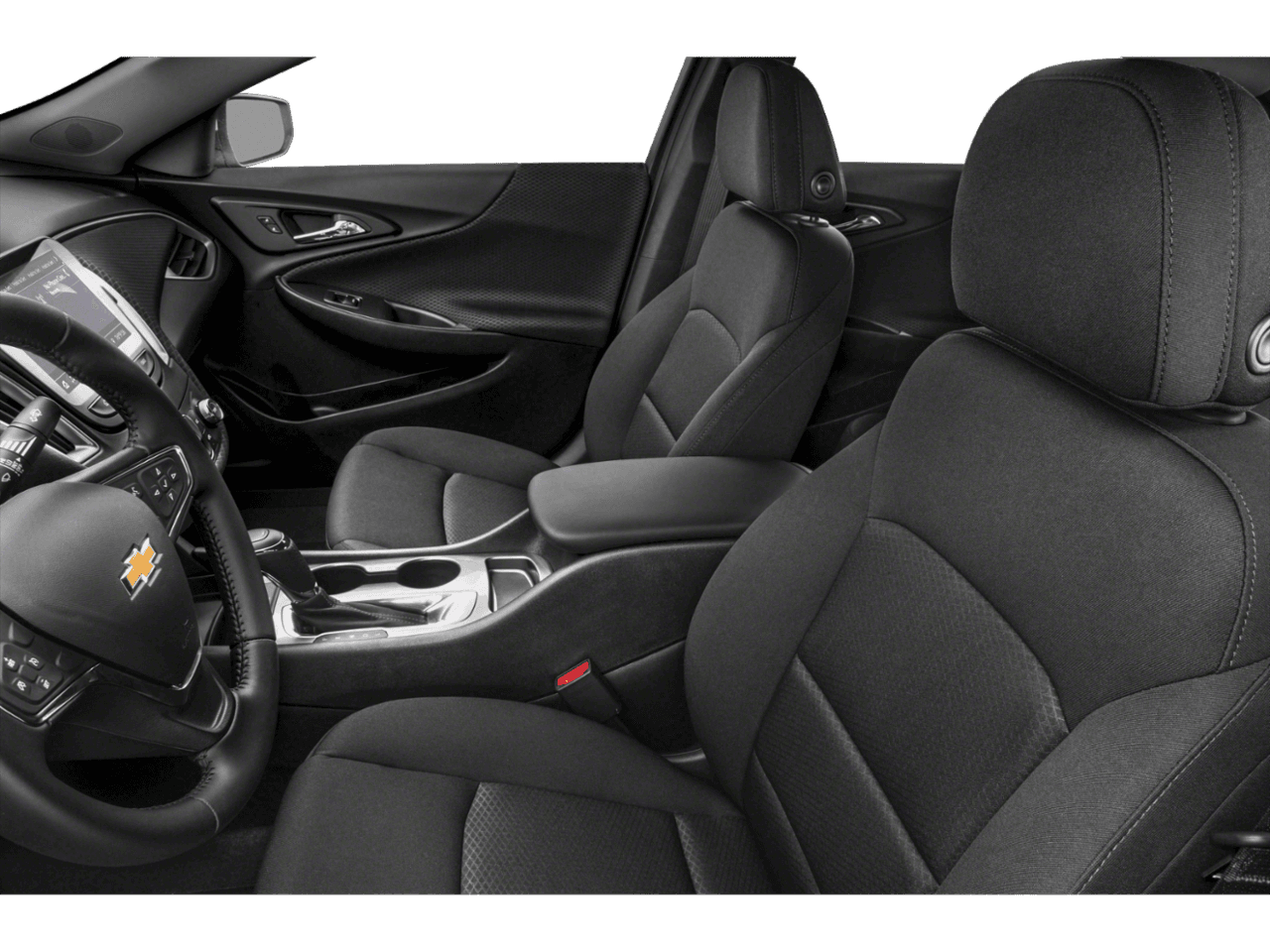 2021 Chevrolet Malibu RS - Interior Driver's Side with Door Open, Front Seat Feature