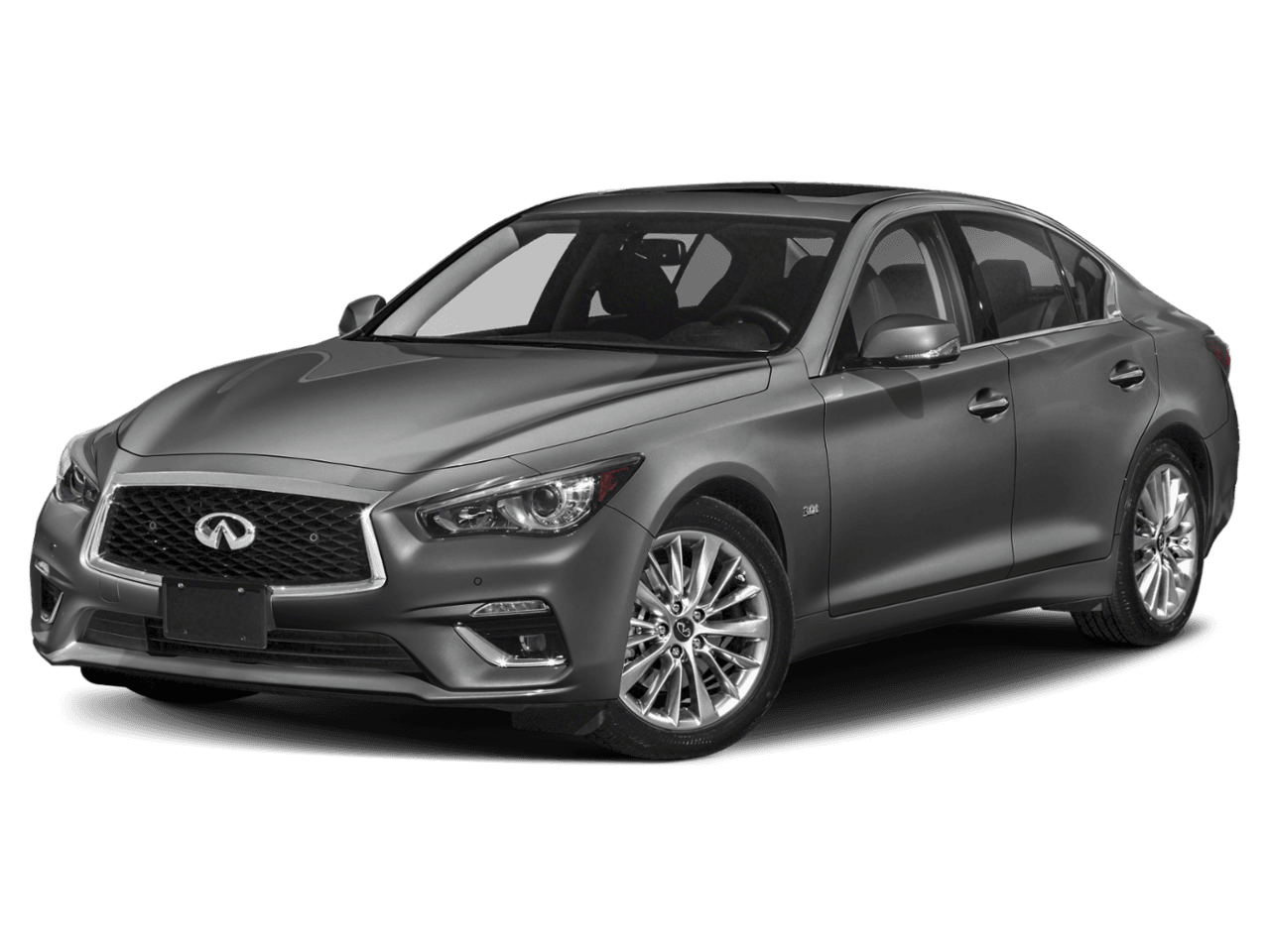 2021 INFINITI Q50 3.0t LUXE - Front 3/4, facing to the left
