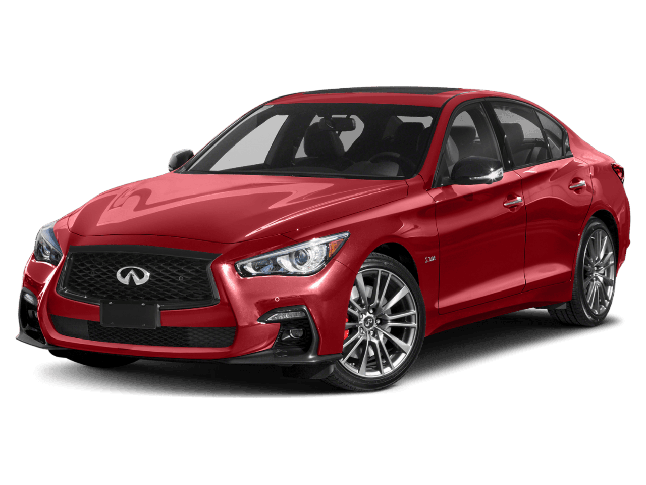 2021 INFINITI Q50 RED SPORT 400 - Front 3/4, facing to the left