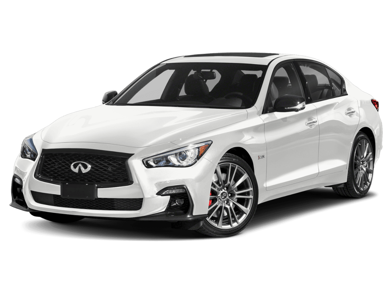 2021 INFINITI Q50 RED SPORT 400 - Front 3/4, facing to the left