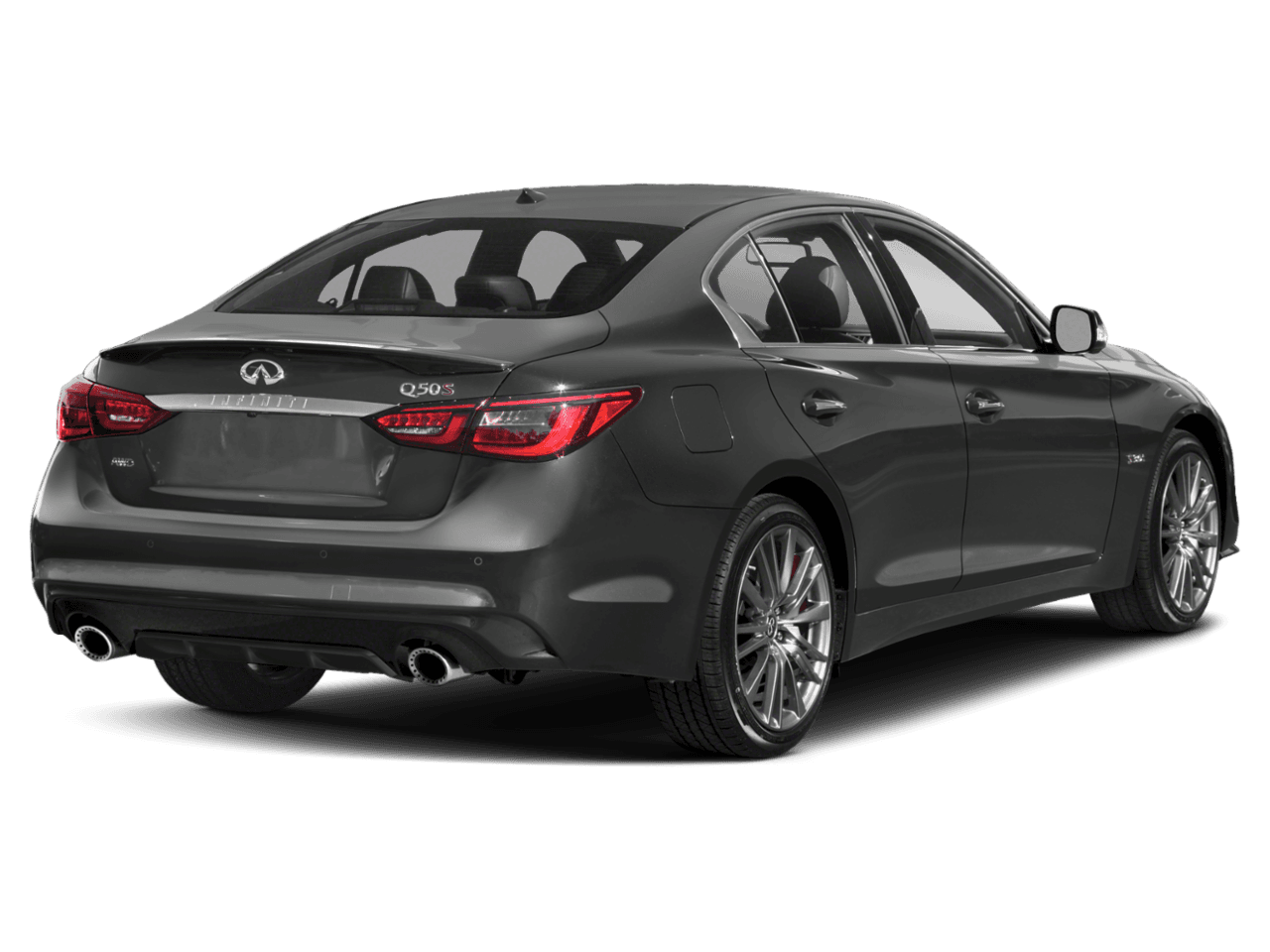 2021 INFINITI Q50 RED SPORT 400 - Rear 3/4, facing to the right