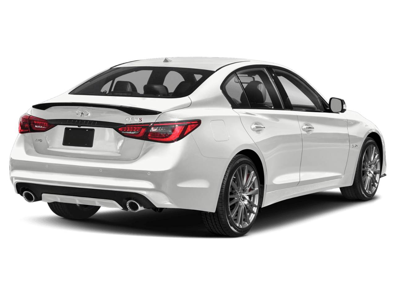 2021 INFINITI Q50 RED SPORT 400 - Rear 3/4, facing to the right